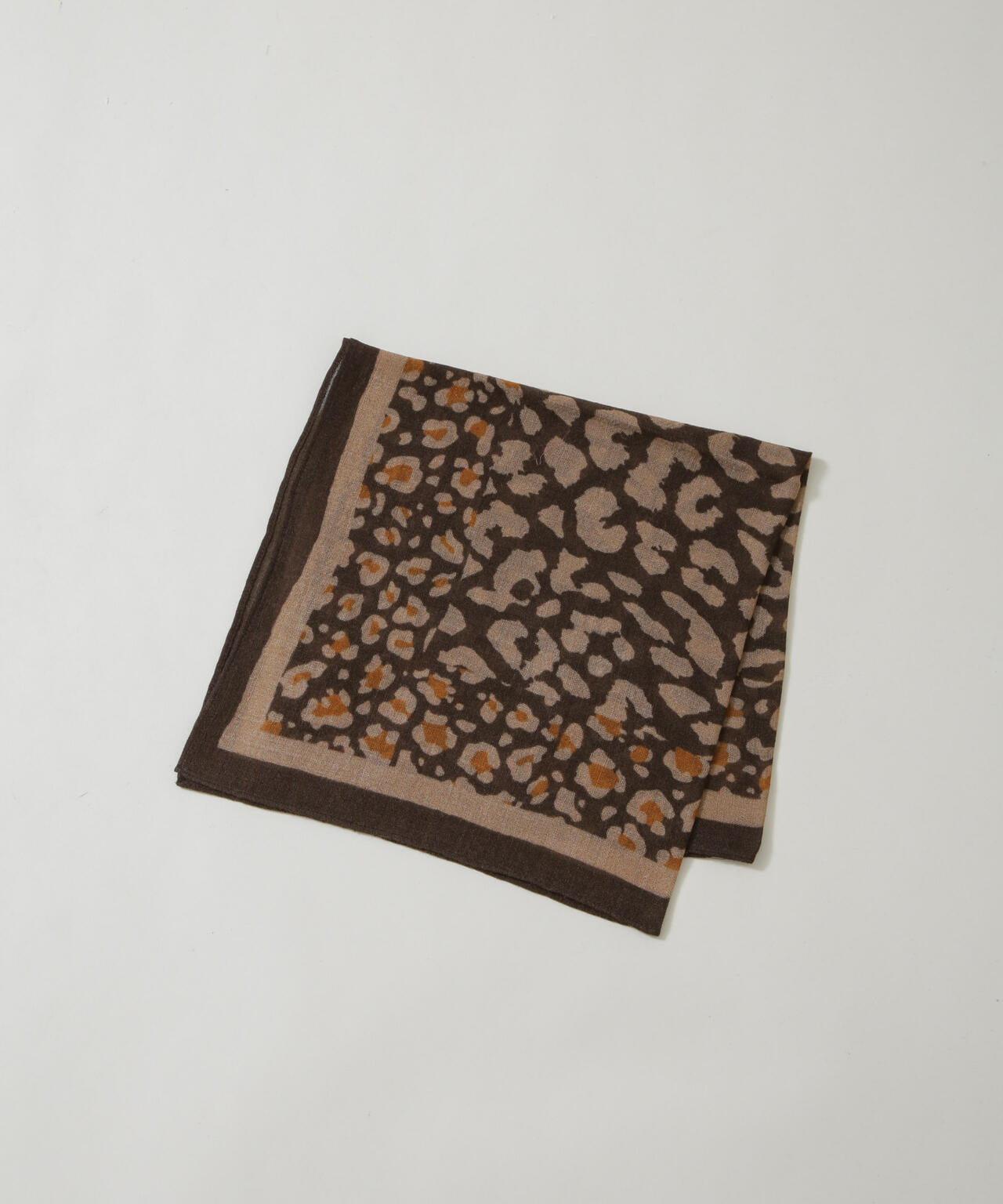 SK OVERSEAS IND PRIVATE/WOOL LEOPARD SCARF