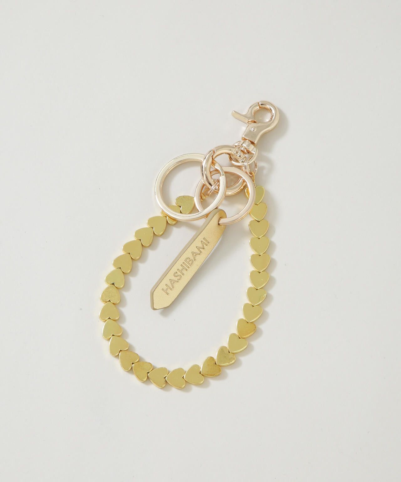 HASHIBAMI/ヘマタイト ハート スマホハンドストラップ