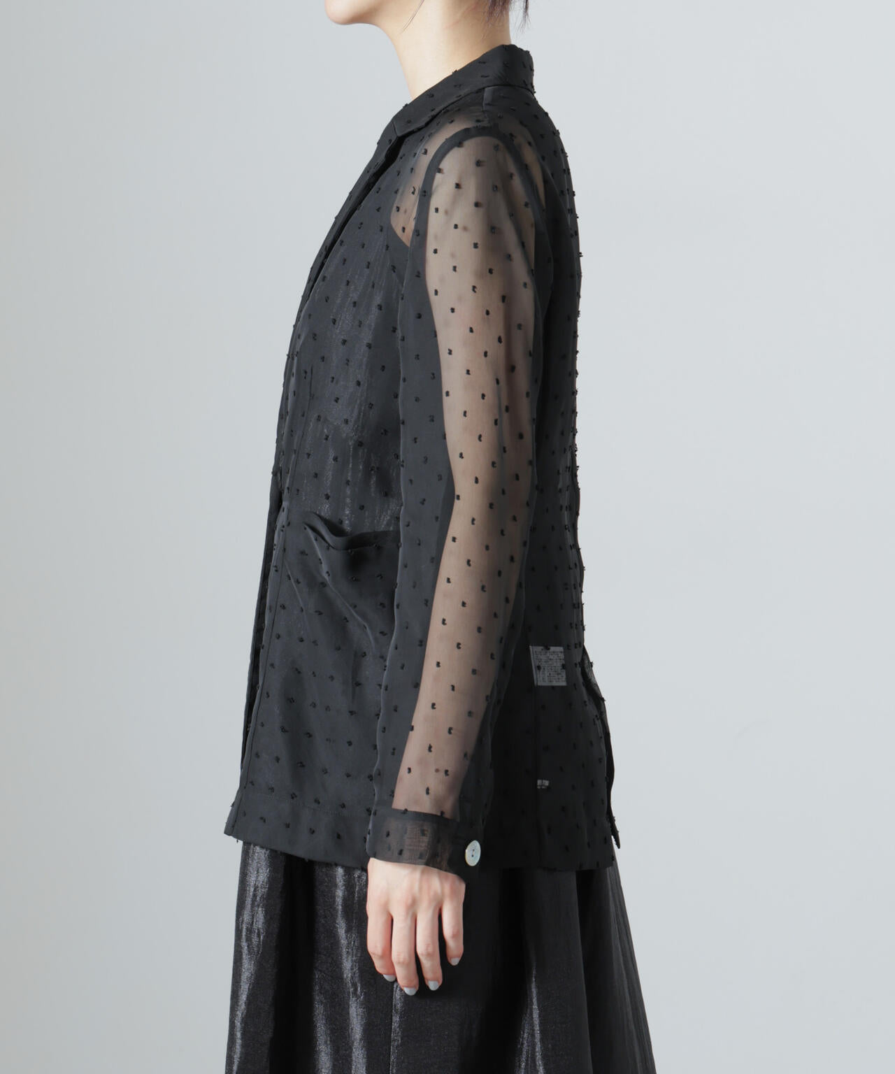troisiemechaco/SHEER CUT JACQUARD ジャケット 6716216007