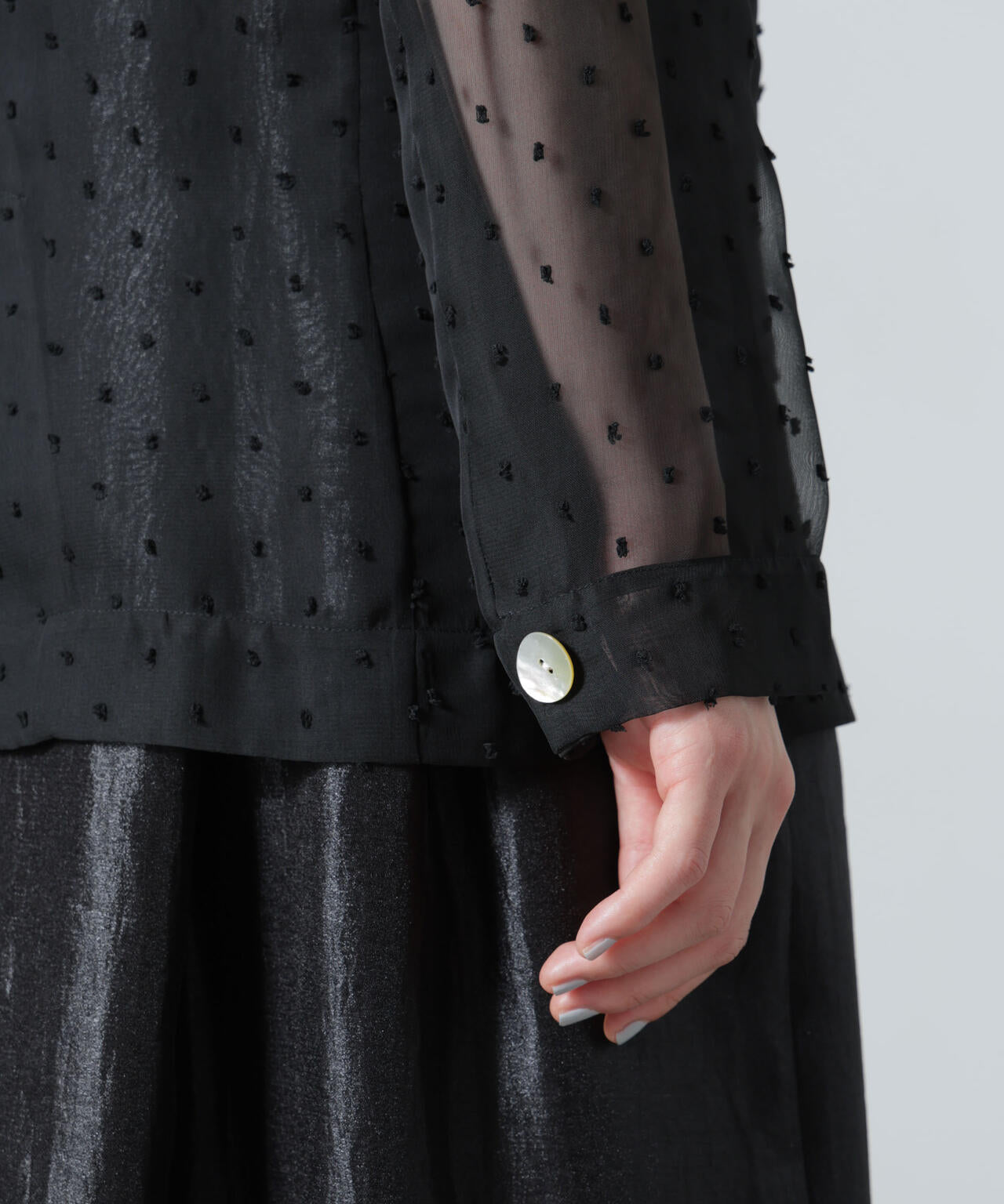 troisiemechaco/SHEER CUT JACQUARD ジャケット 6716216007
