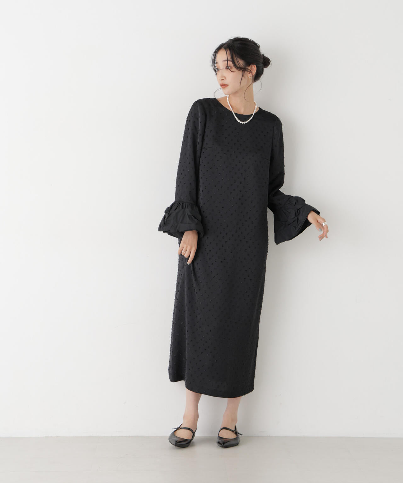 kaene/スモックカフスドビードレス 6716219039