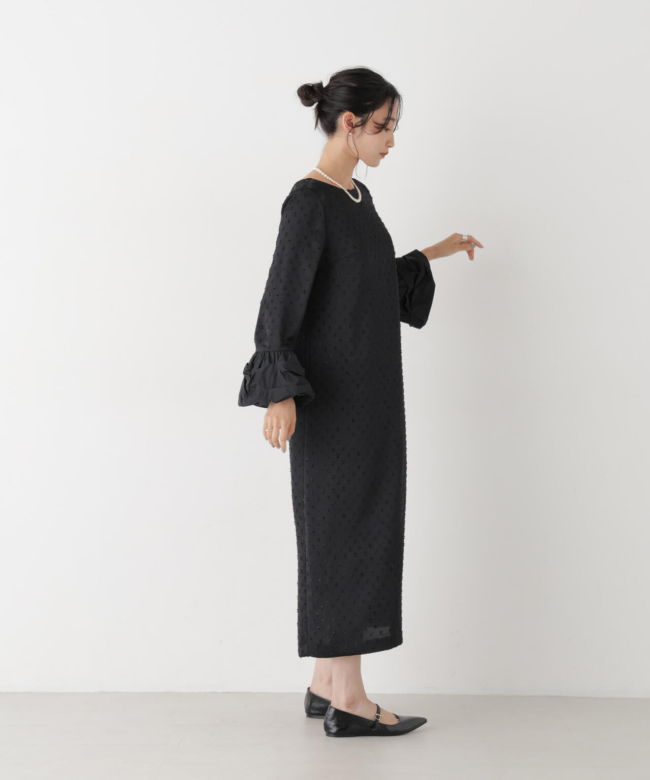 kaene/スモックカフスドビードレス 6716219039