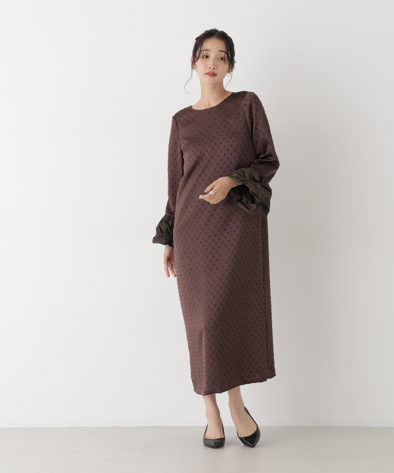 kaene/スモックカフスドビードレス 6716219039