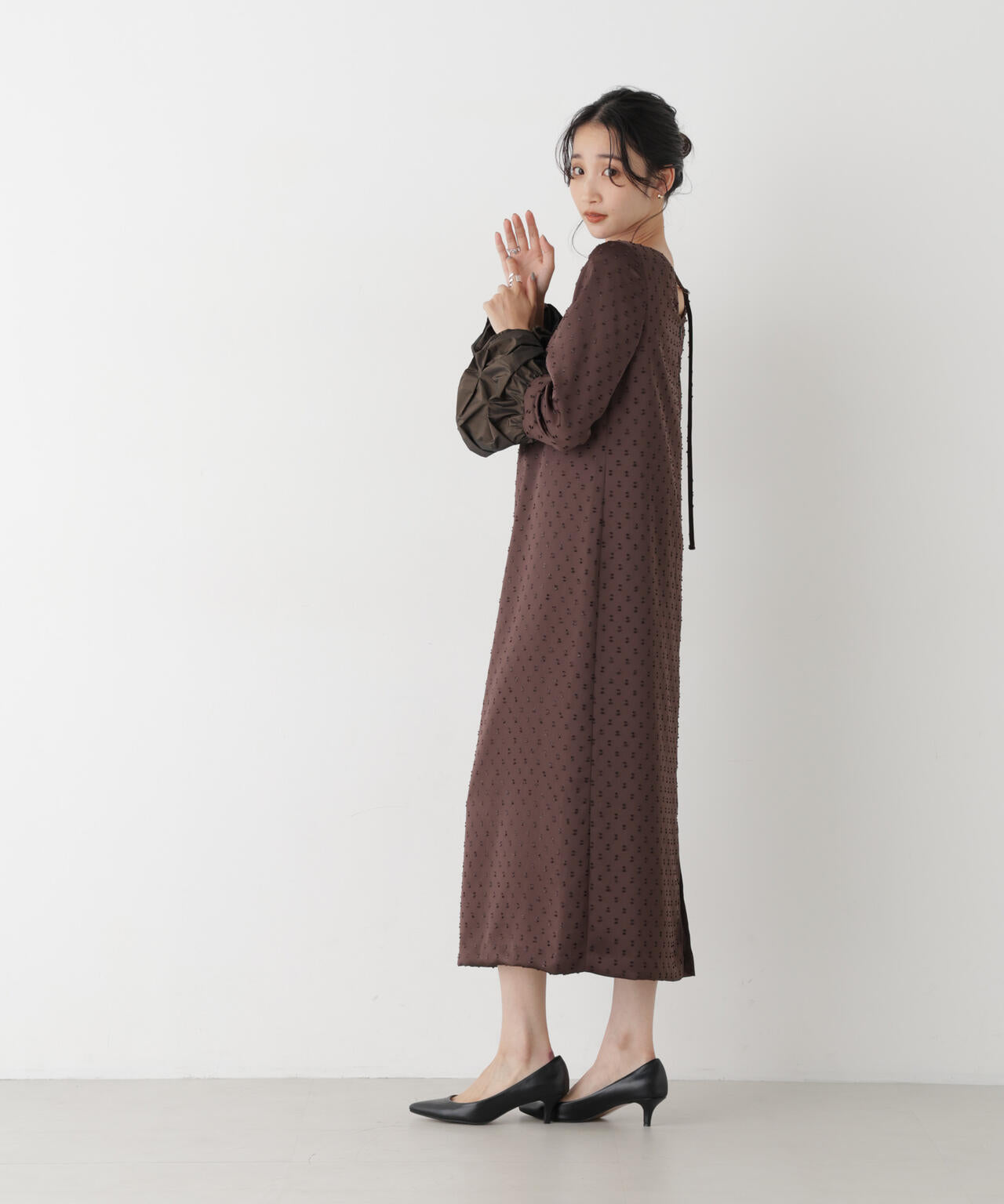 kaene/スモックカフスドビードレス 6716219039