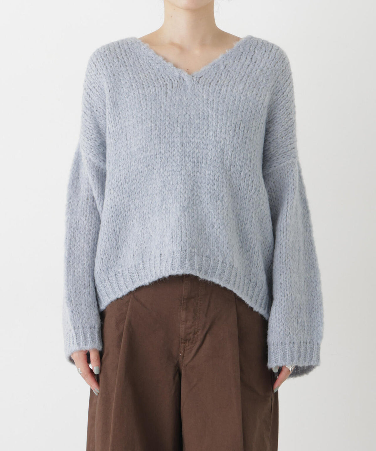 TRICOTS JEAN MARC/Vネックプルオーバー 6716222001