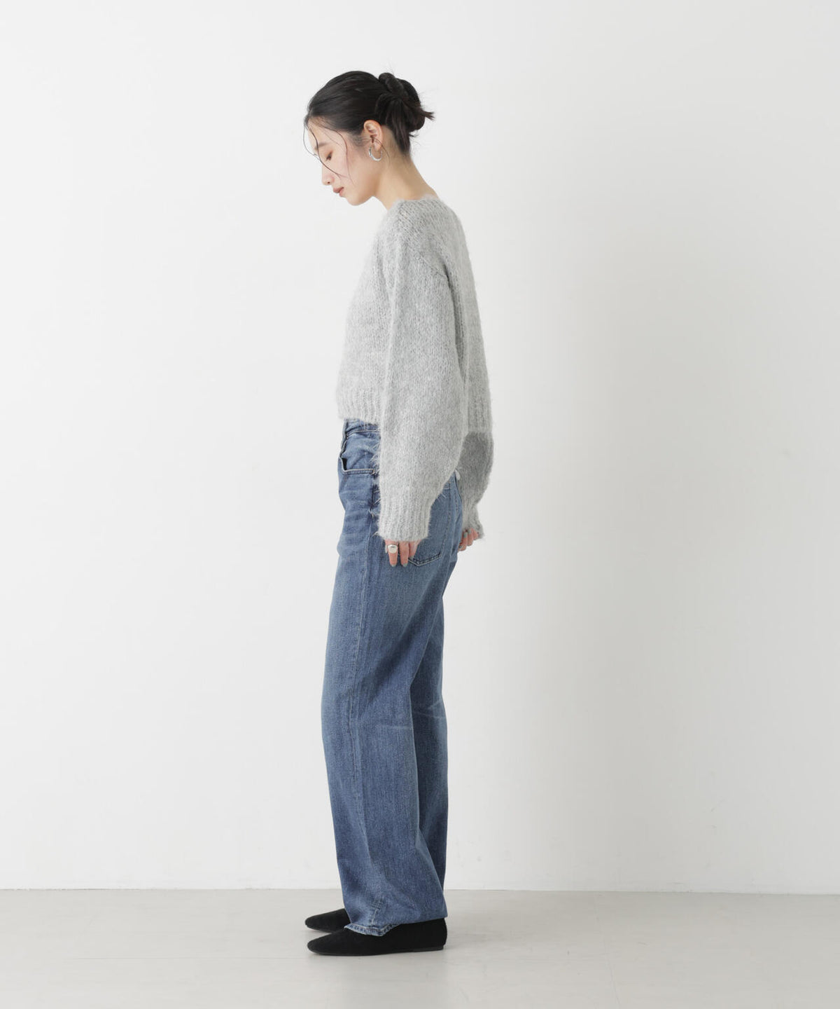 TRICOTS JEAN MARC/ボートネックショートプルオーバー 6716222002