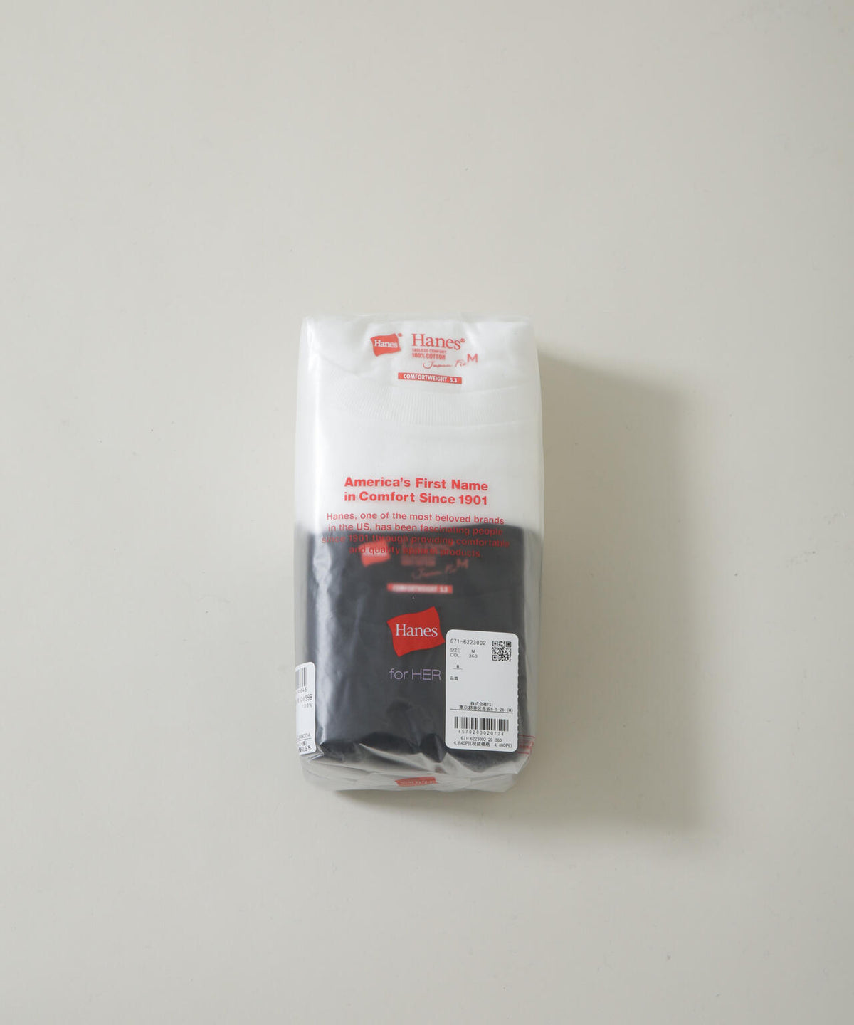 Hanes/2P Japan Fit for HER ロングスリーブT 6716223002