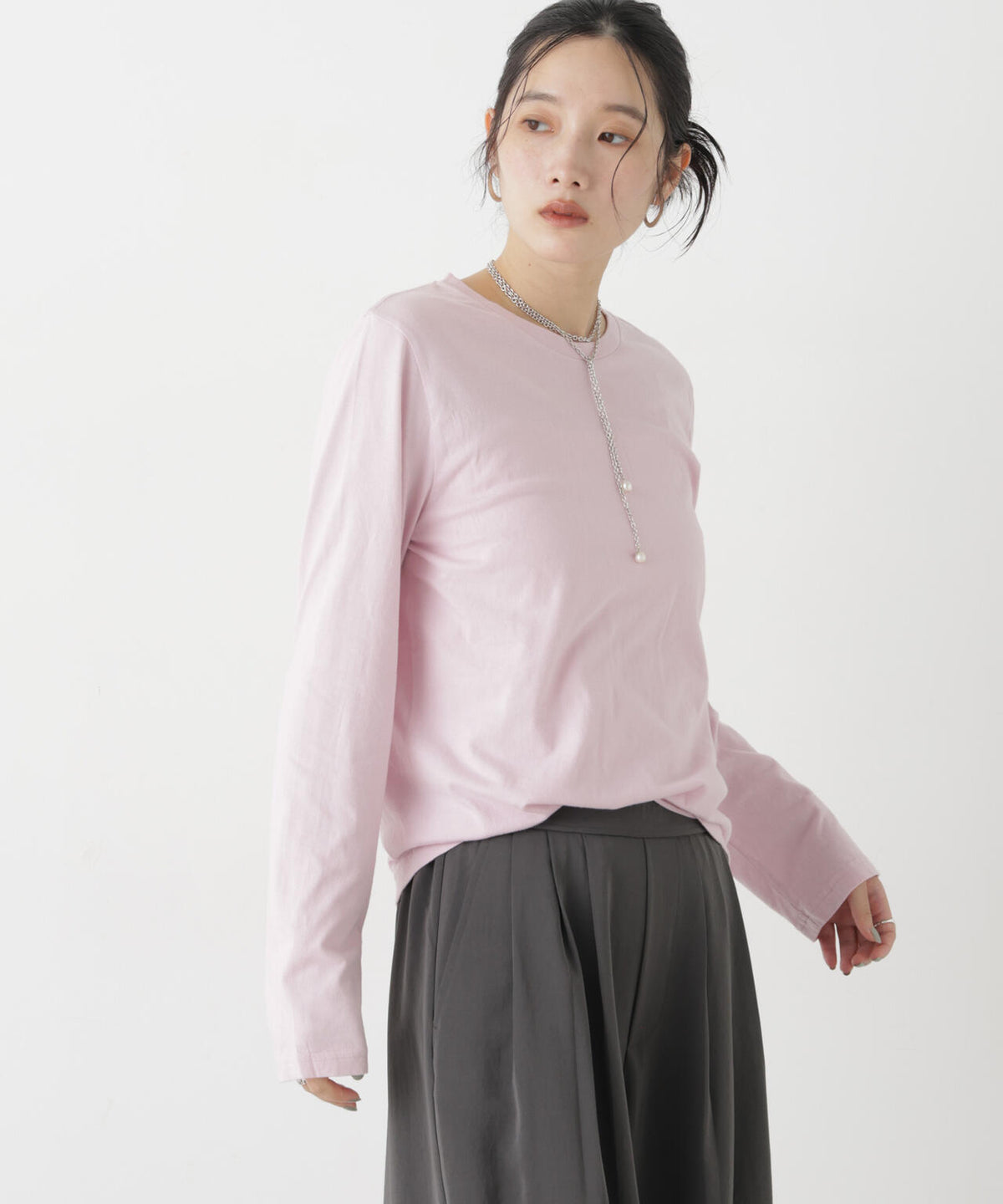 Hanes/2P Japan Fit for HER ロングスリーブT 6716223002