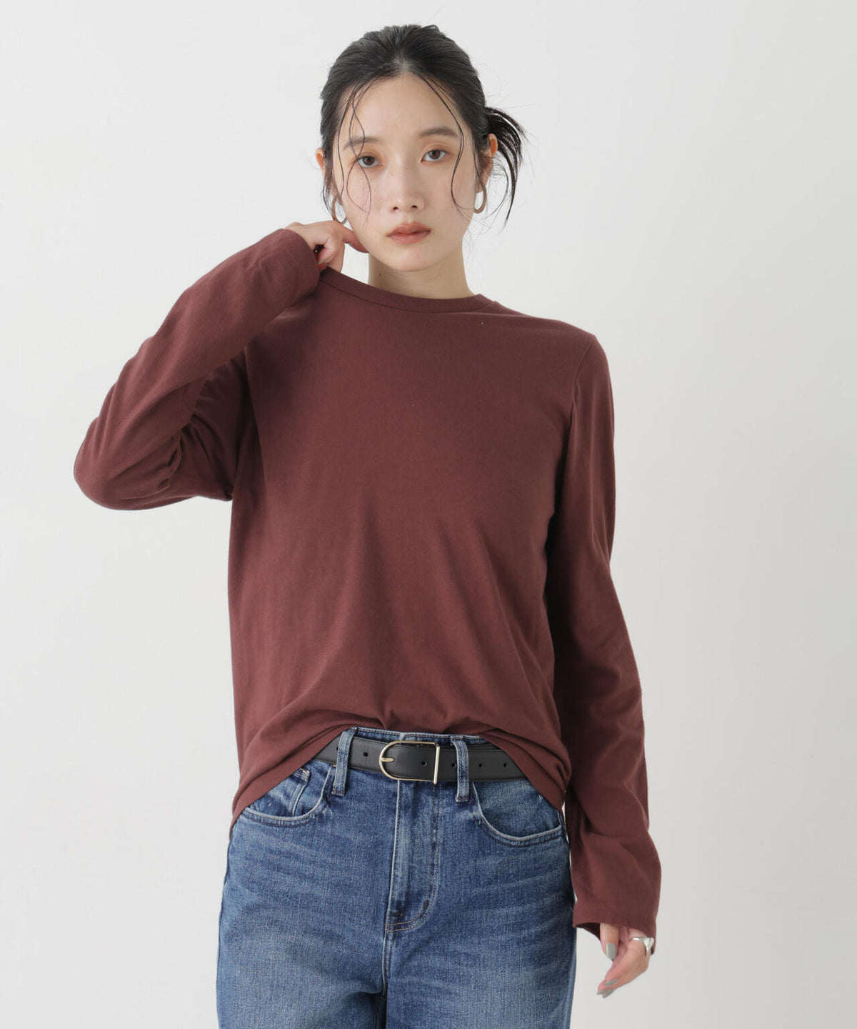 Hanes/2P Japan Fit for HER ロングスリーブT 6716223002