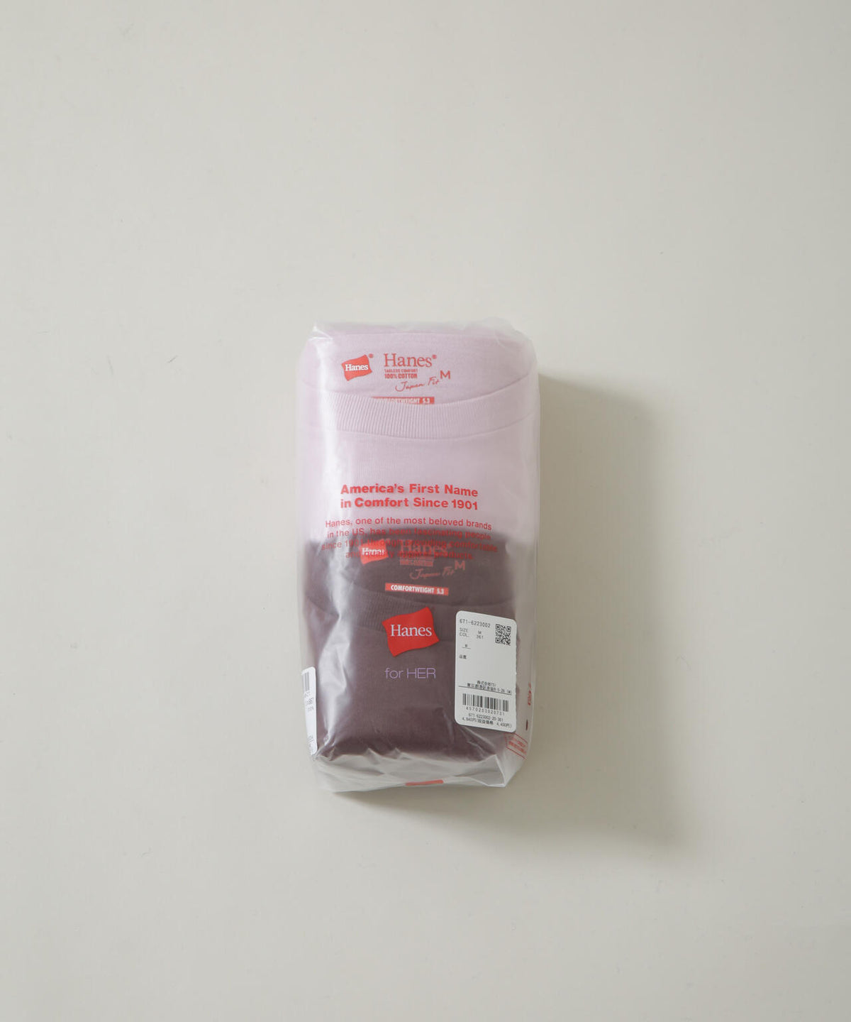 Hanes/2P Japan Fit for HER ロングスリーブT 6716223002
