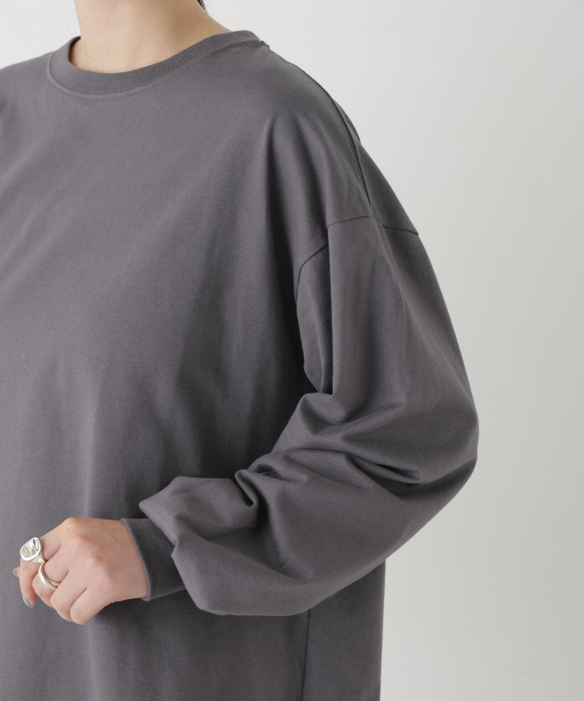 Hanes/1P BEEFY-T for HER ロングスリーブミドルT 6716223003