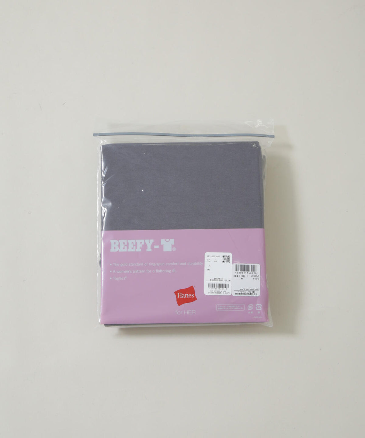 Hanes/1P BEEFY-T for HER ロングスリーブミドルT 6716223003