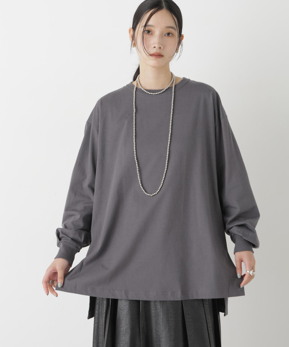 Hanes/1P BEEFY-T for HER ロングスリーブミドルT 6716223003