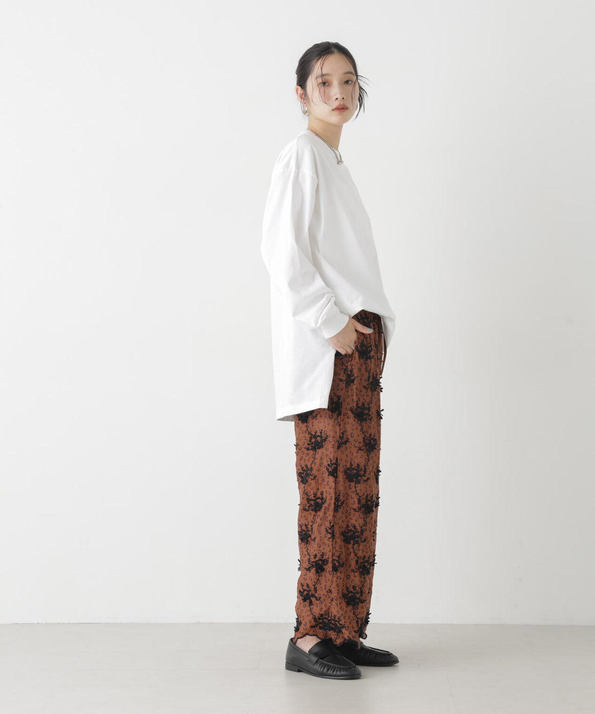 Hanes/1P BEEFY-T for HER ロングスリーブミドルT 6716223003