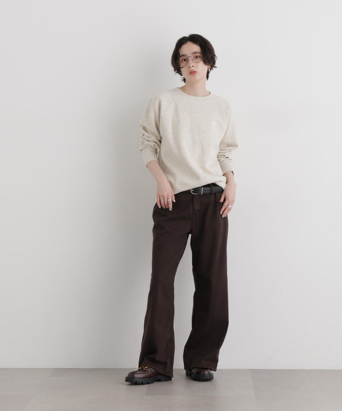 Champion/RAGLAN SLEEVE SWEATSHIRT 6716223004