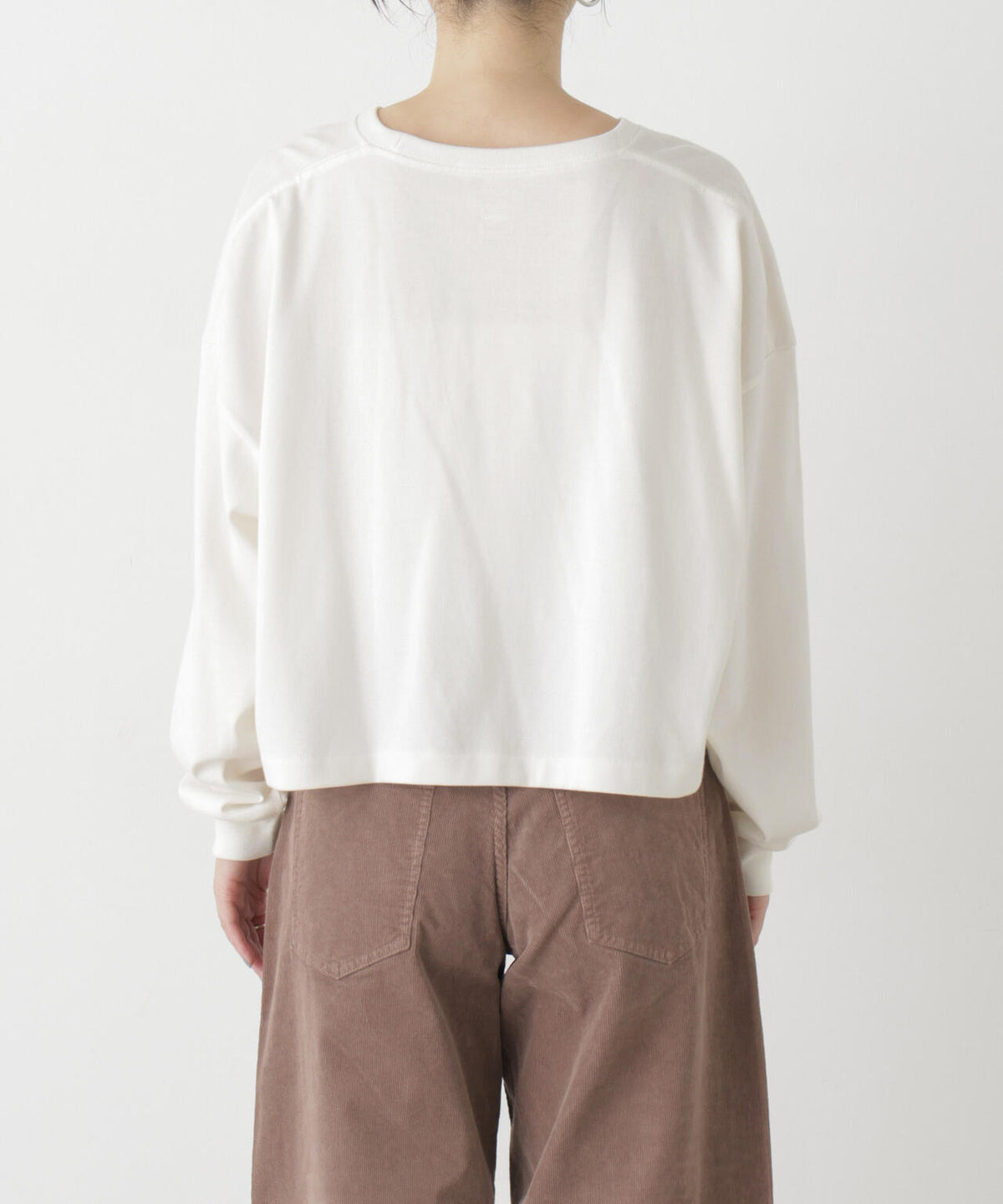 Hanes/1P SHIRO for HER クロップドワイドT 6716223009