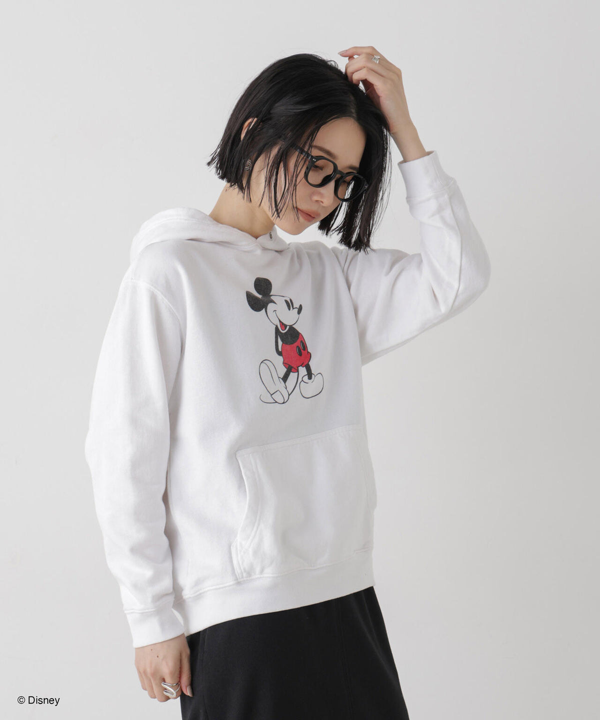 GOOD ROCK SPEED/ MICKEY /Hoodie White 6716223037
