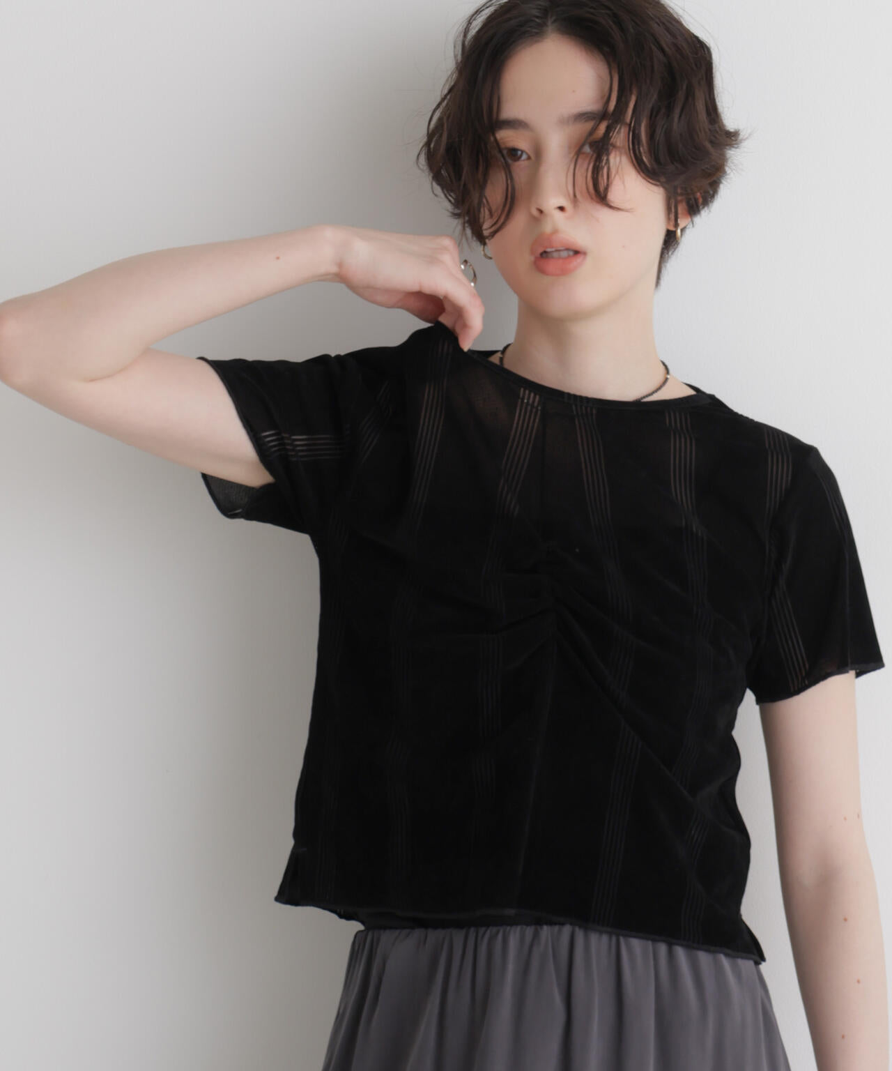 Robert P. Miller/別注 フロッキーメッシュT 6716224008