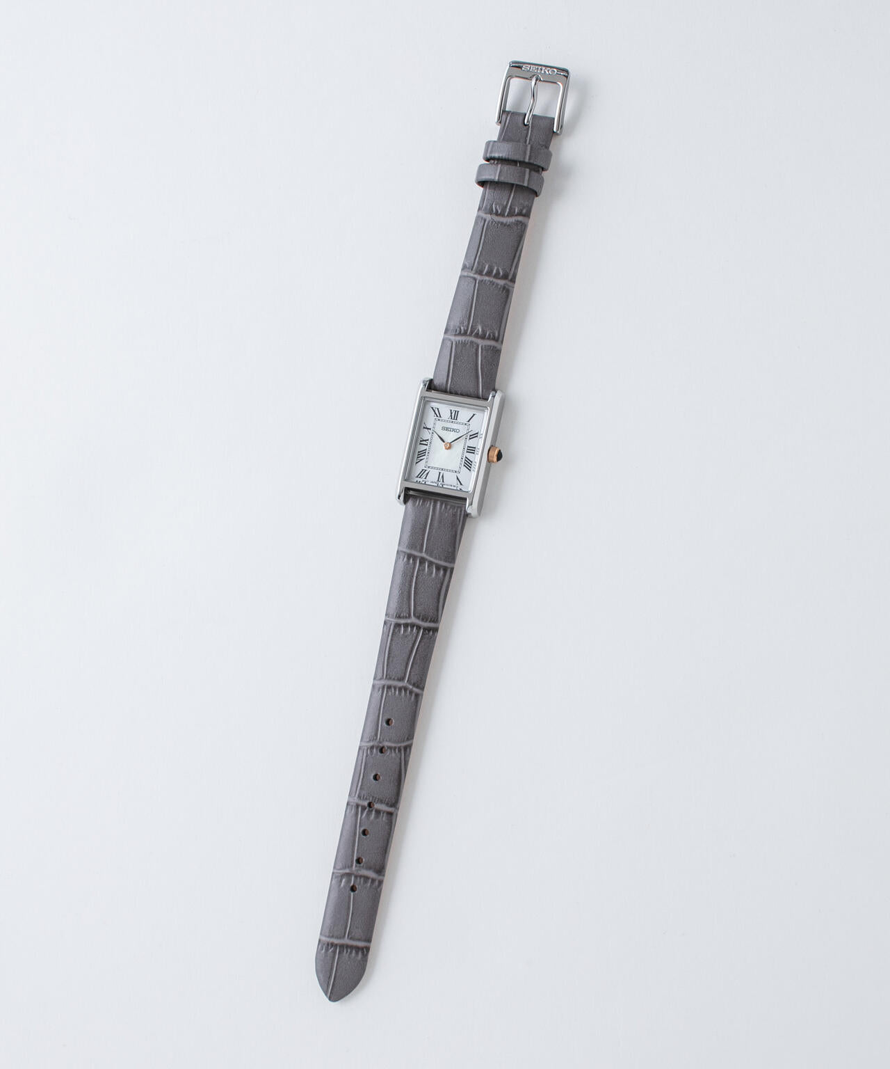 SEIKO/セイコー コラボレーション スクエア シルバー×グレー