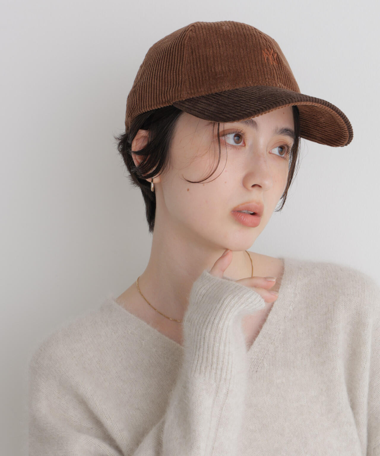 NEW ERA(R)/別注 CC NEYYAN MINILOGO corduroy 6716239001