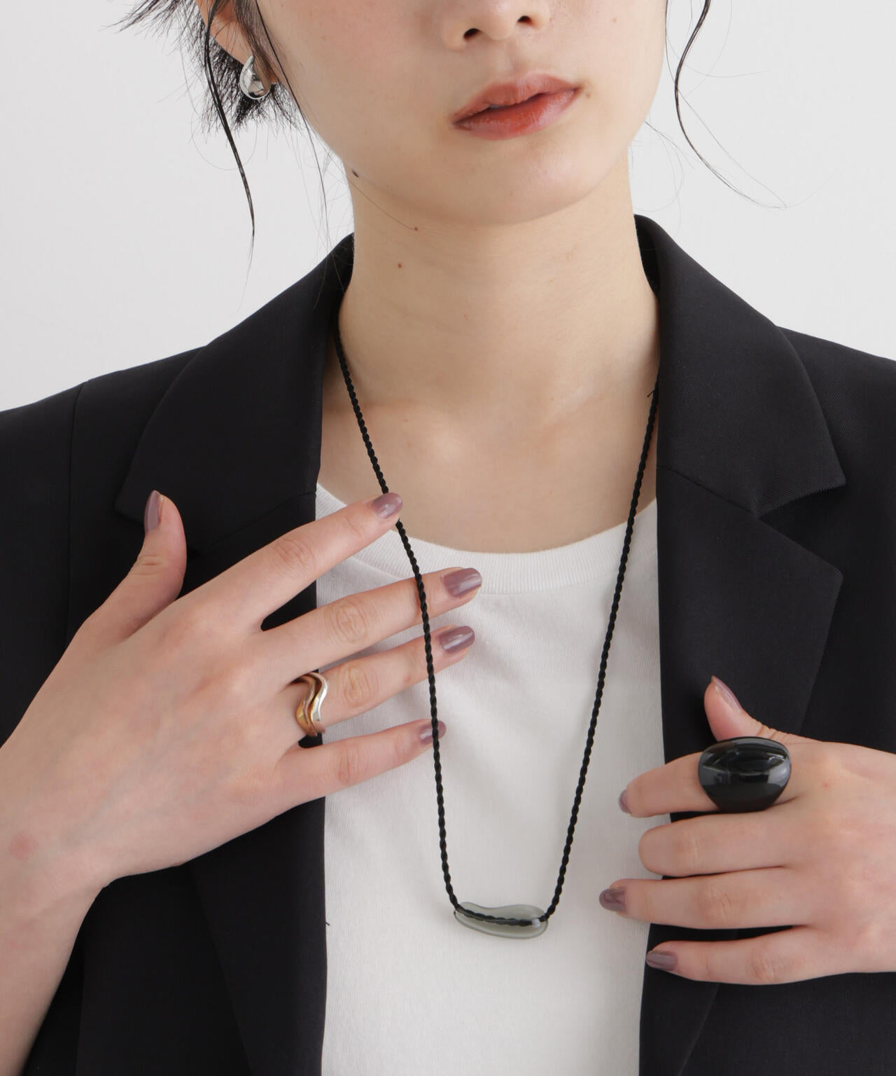 on the sunny side of the street/Glass Beads 4way Necklace 6716246008