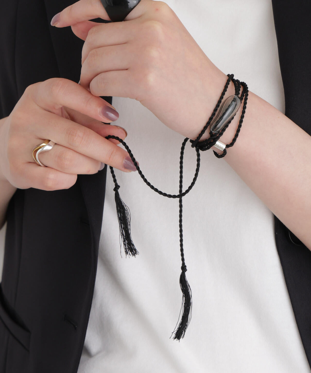 on the sunny side of the street/Glass Beads 4way Necklace 6716246008