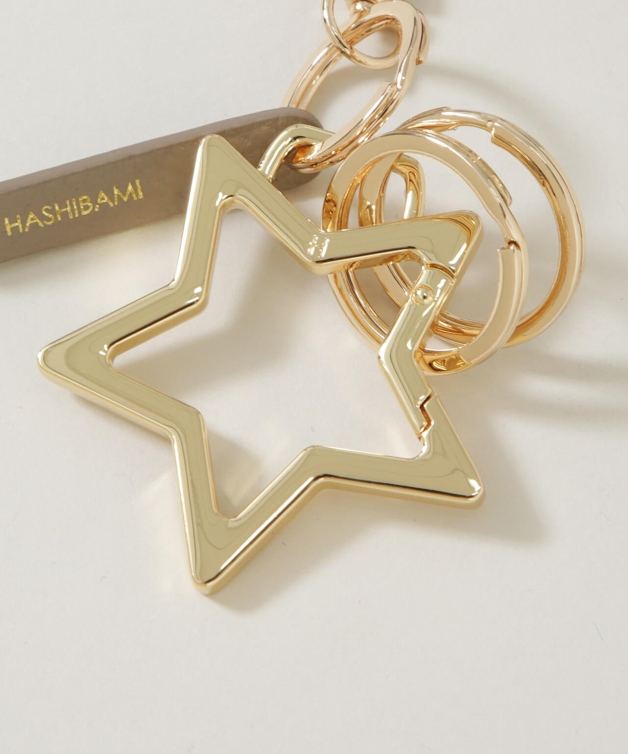 HASHIBAMI/モチーフ カラビナ キーリング スター 6716253018