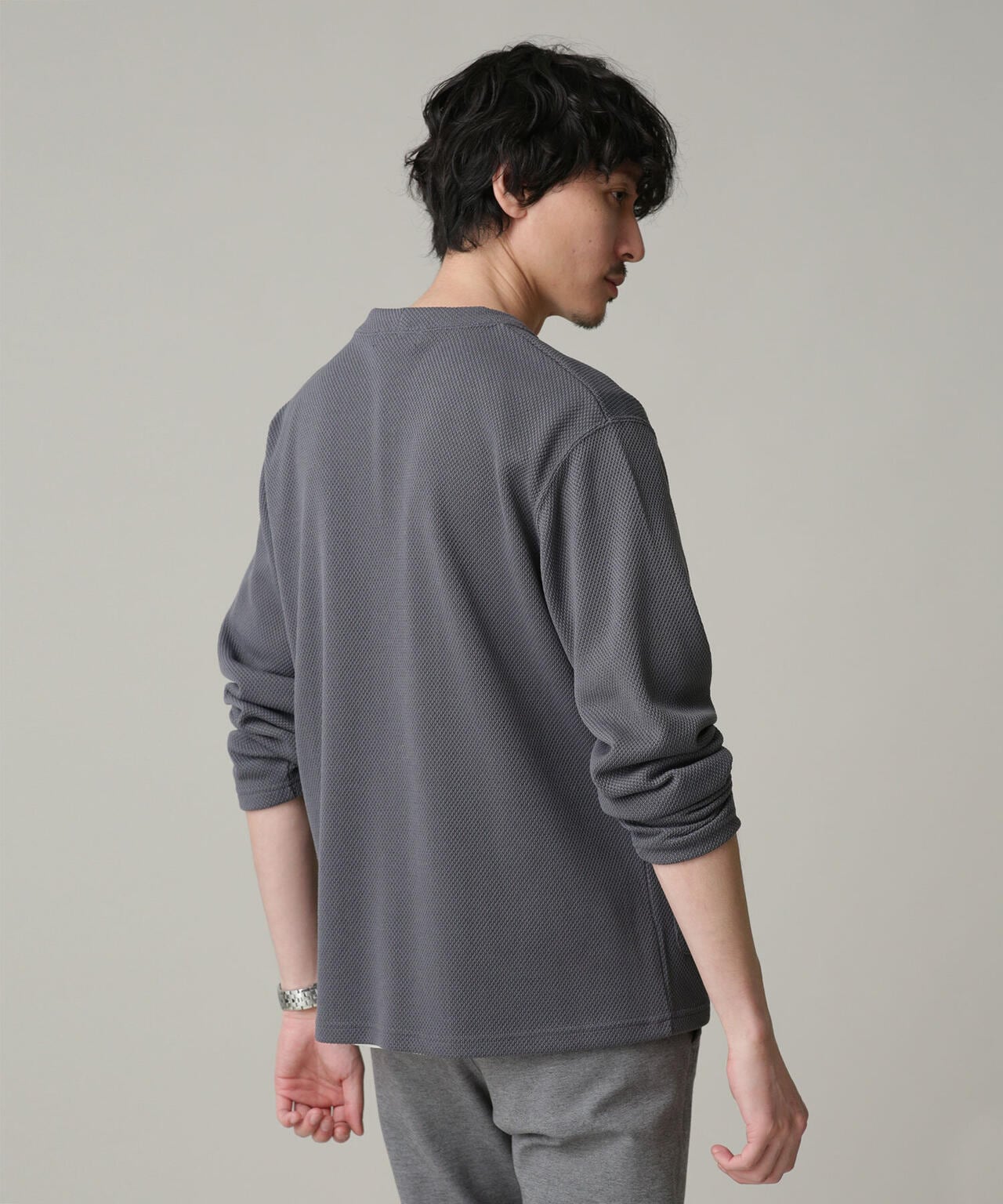 LB.04/ワッフルカーディガン 6723123211