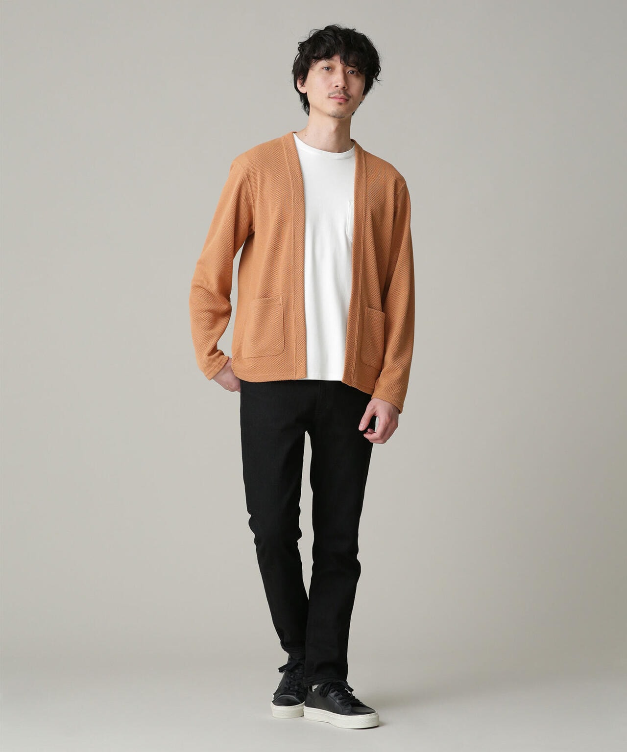 LB.04/ワッフルカーディガン 6723123211