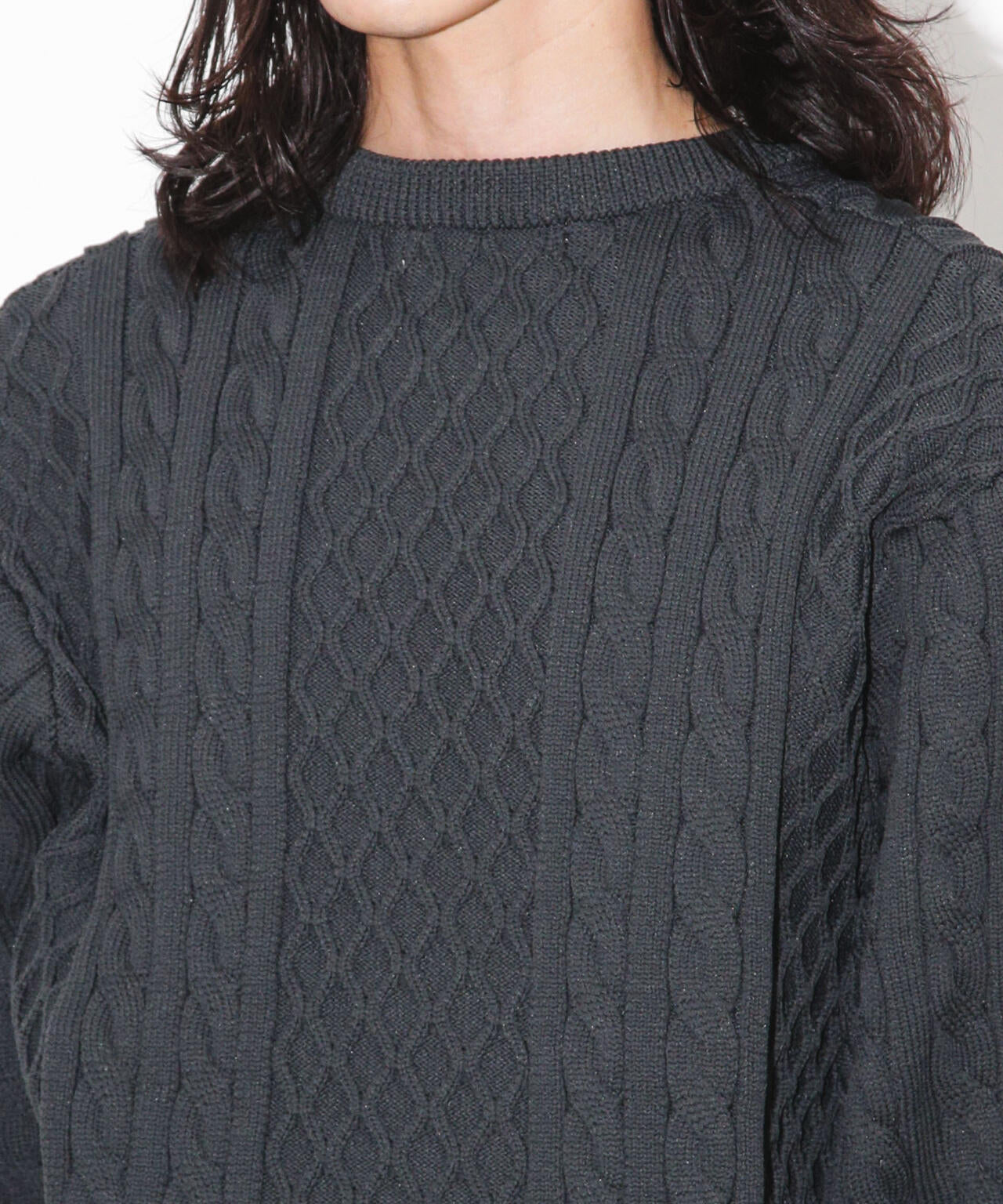 テックニット　総柄プルオーバー 6723222210
