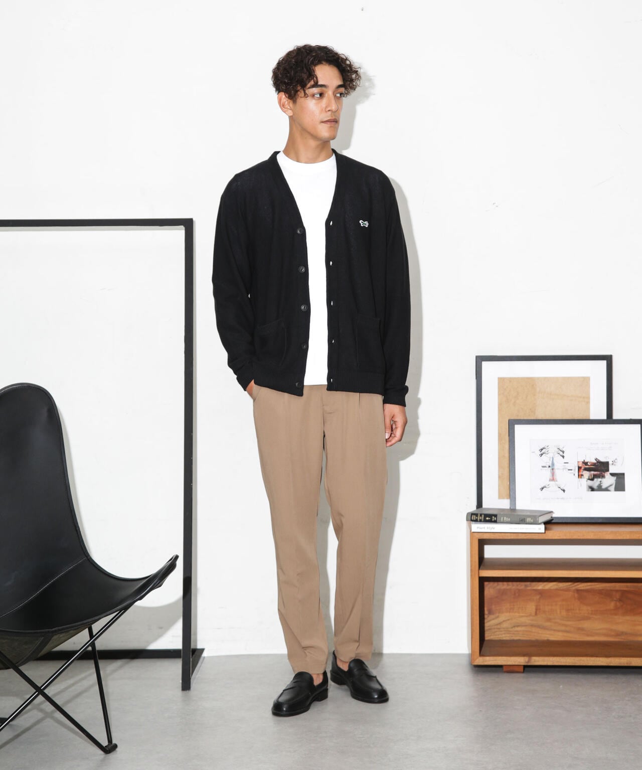 ｢Penney’s別注｣12GGワンポイントガーターカーディガン 6723222230