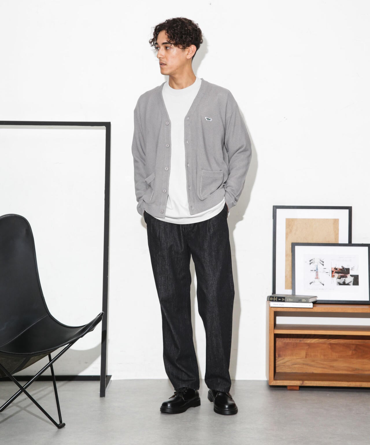 ｢Penney’s別注｣12GGワンポイントガーターカーディガン 6723222230