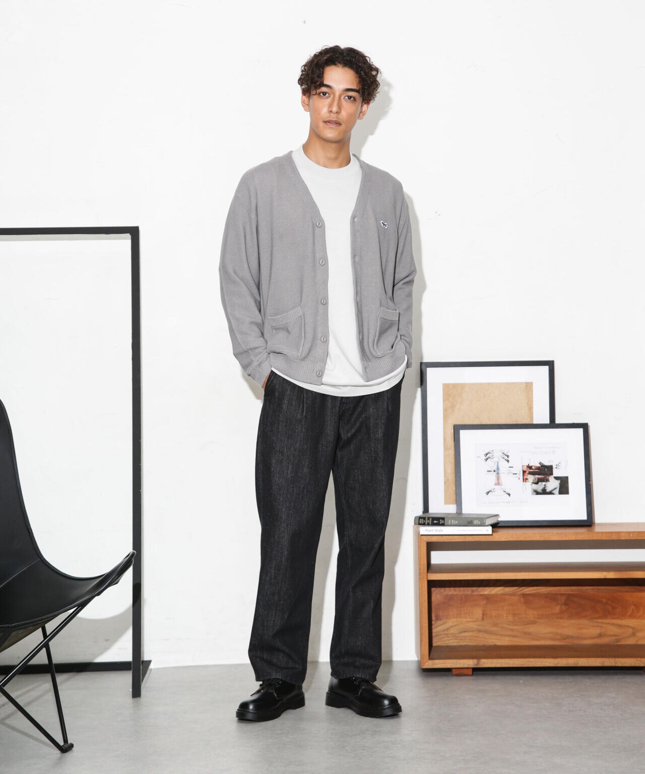 ｢Penney’s別注｣12GGワンポイントガーターカーディガン 6723222230