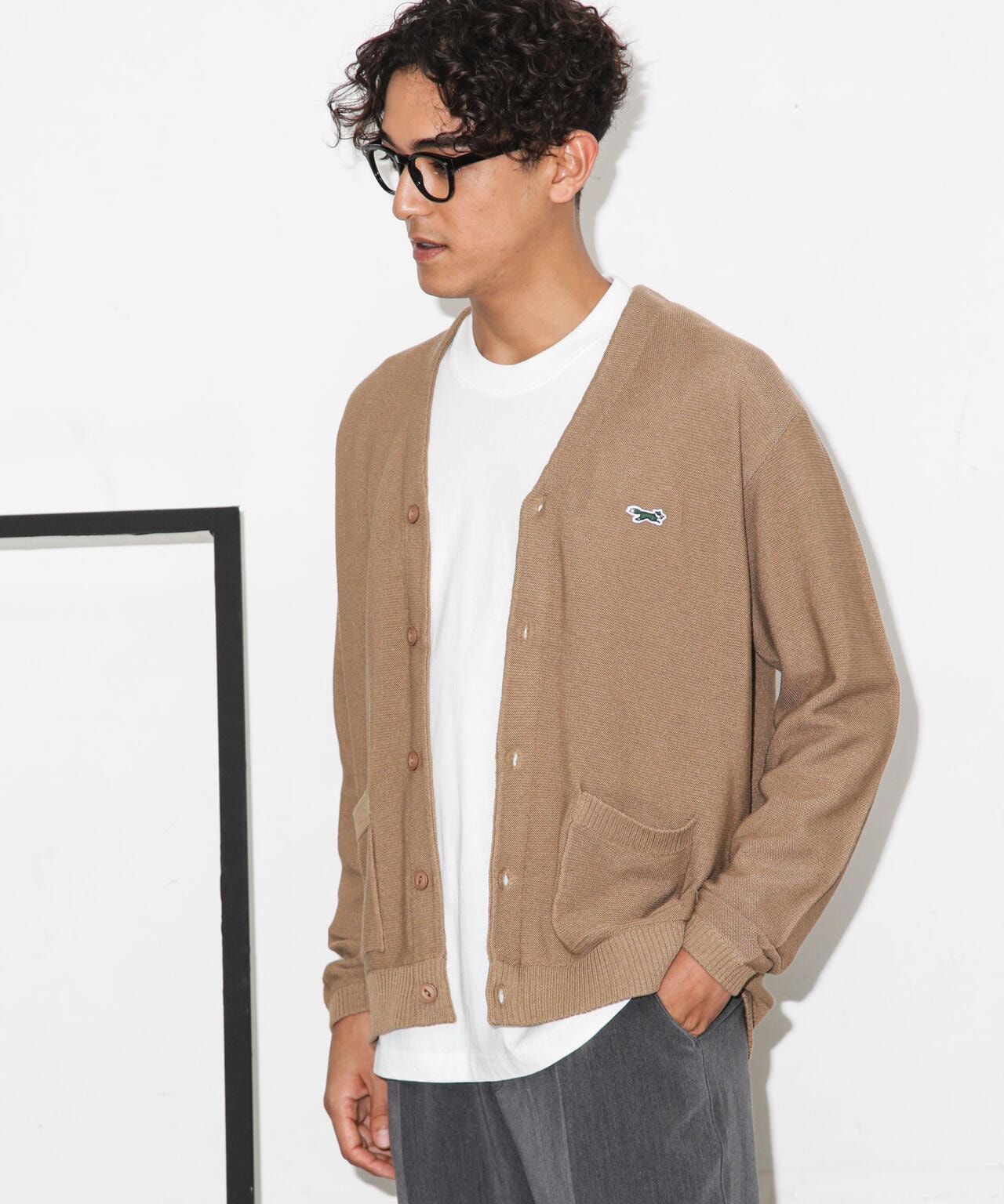 ｢Penney’s別注｣12GGワンポイントガーターカーディガン 6723222230