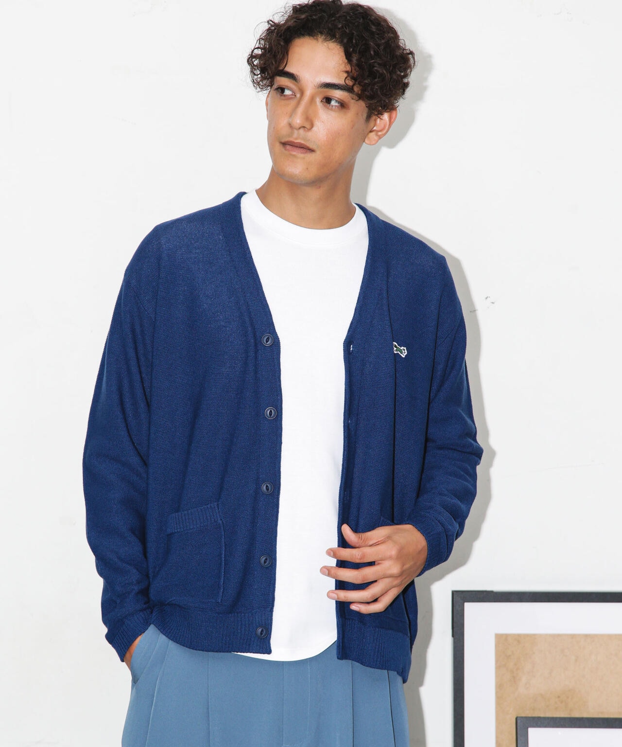 ｢Penney’s別注｣12GGワンポイントガーターカーディガン 6723222230