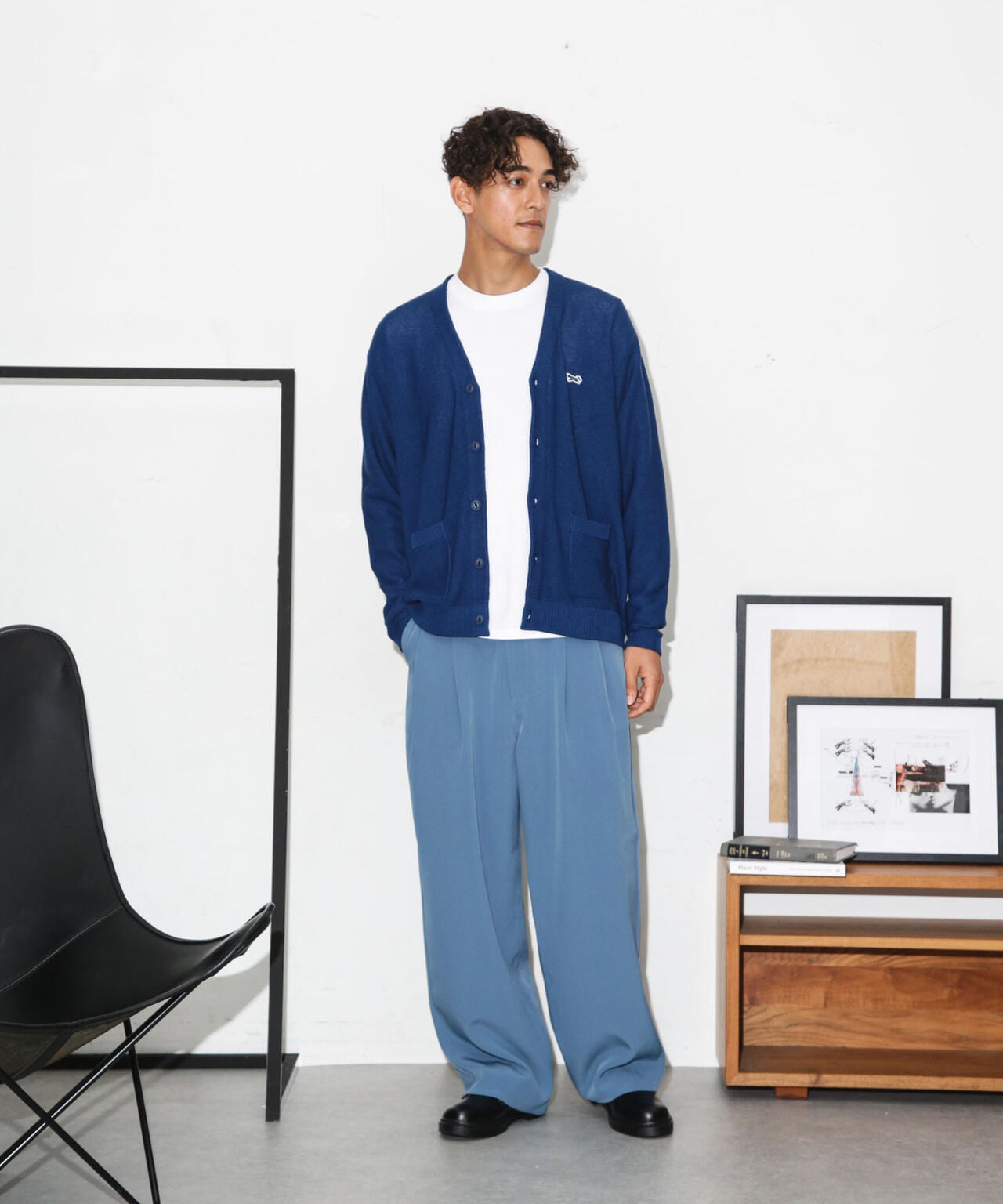 ｢Penney’s別注｣12GGワンポイントガーターカーディガン 6723222230