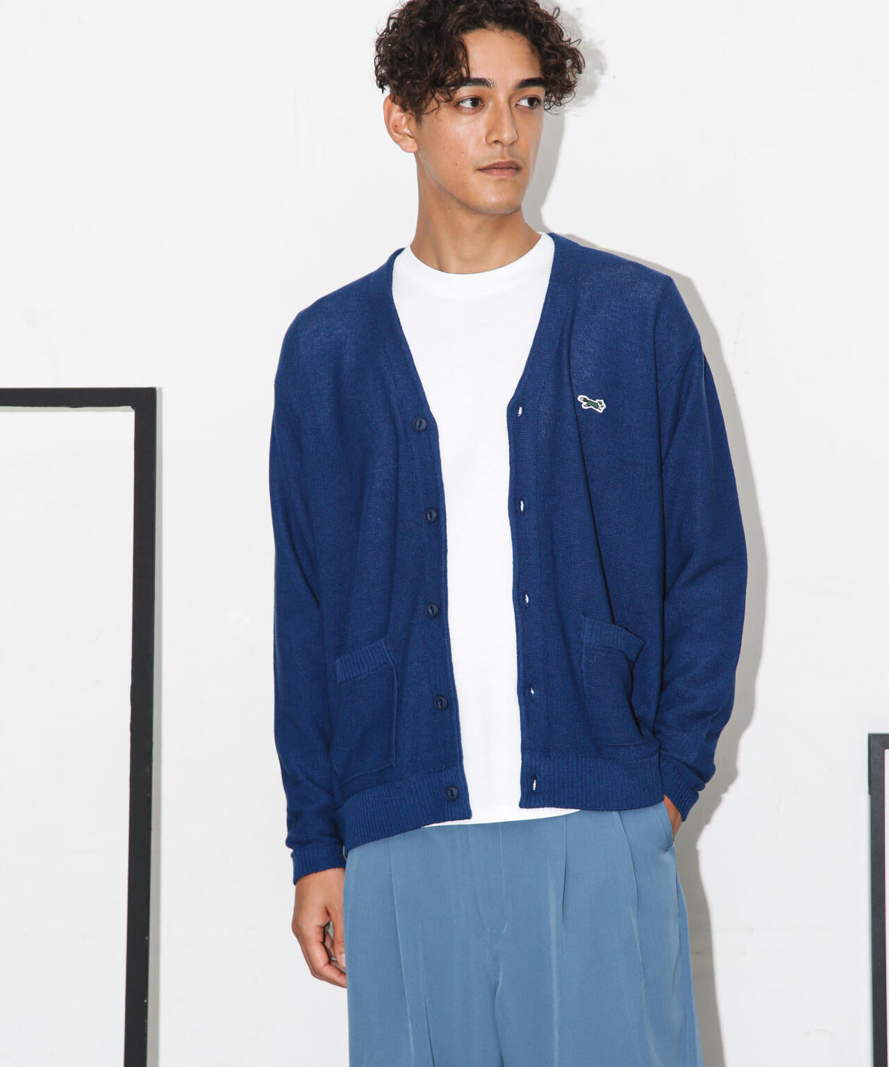 ｢Penney’s別注｣12GGワンポイントガーターカーディガン 6723222230