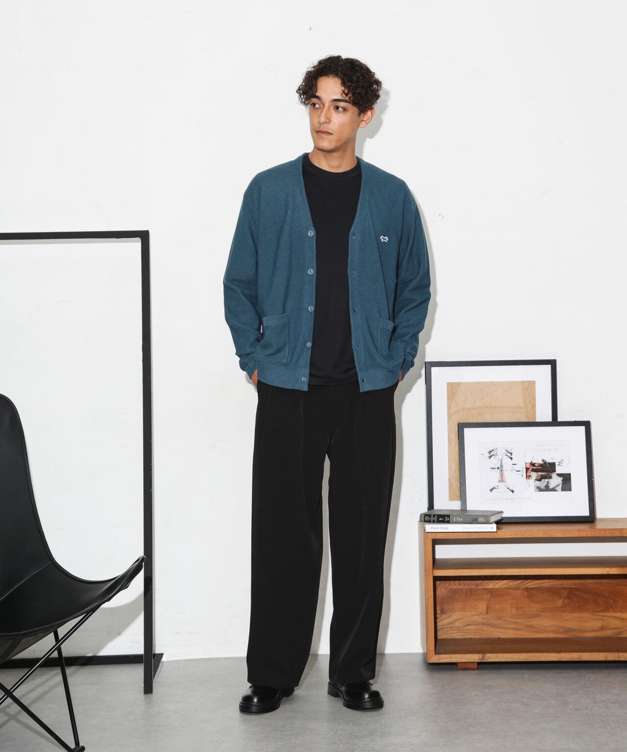 ｢Penney’s別注｣12GGワンポイントガーターカーディガン 6723222230
