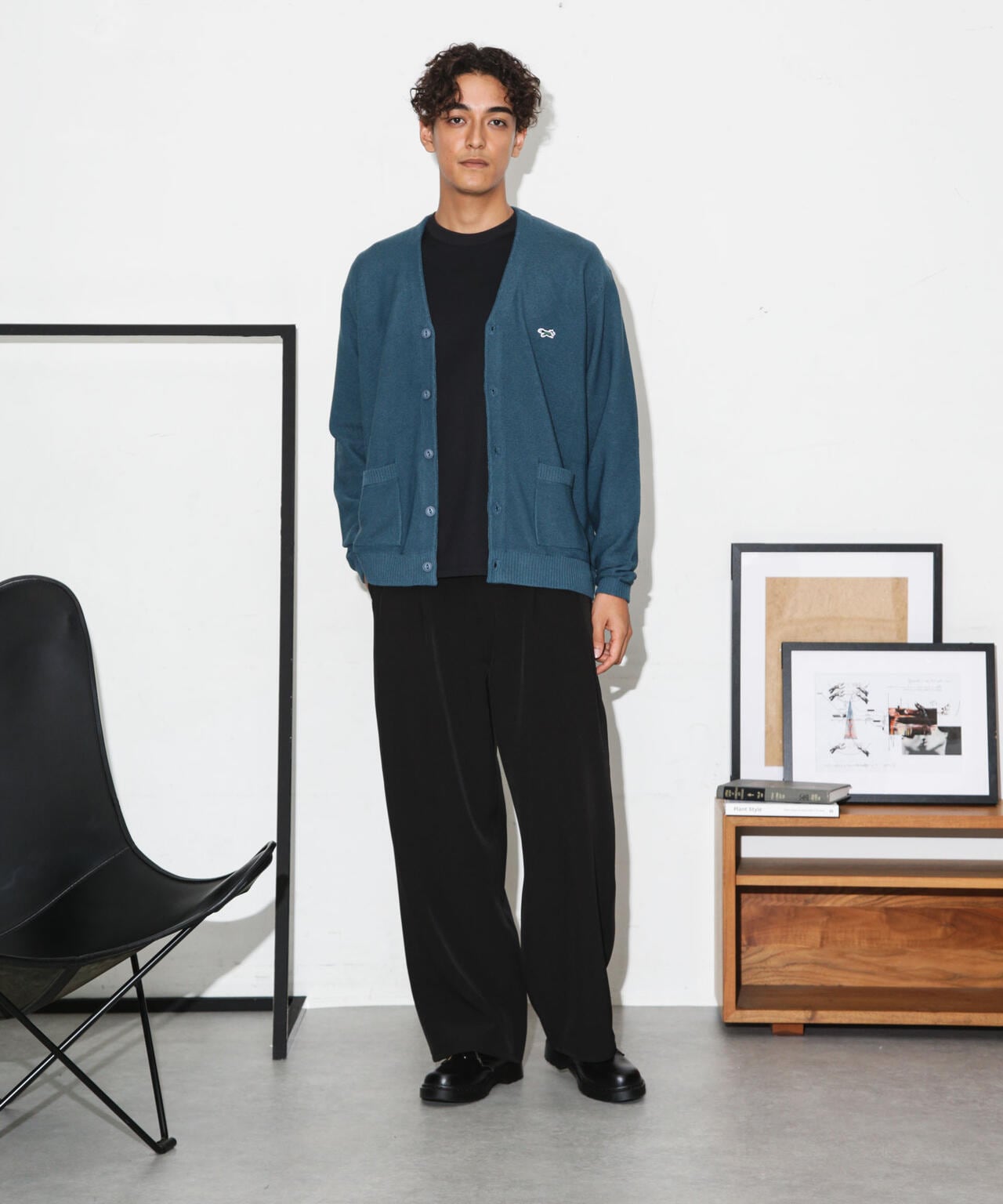 ｢Penney’s別注｣12GGワンポイントガーターカーディガン 6723222230