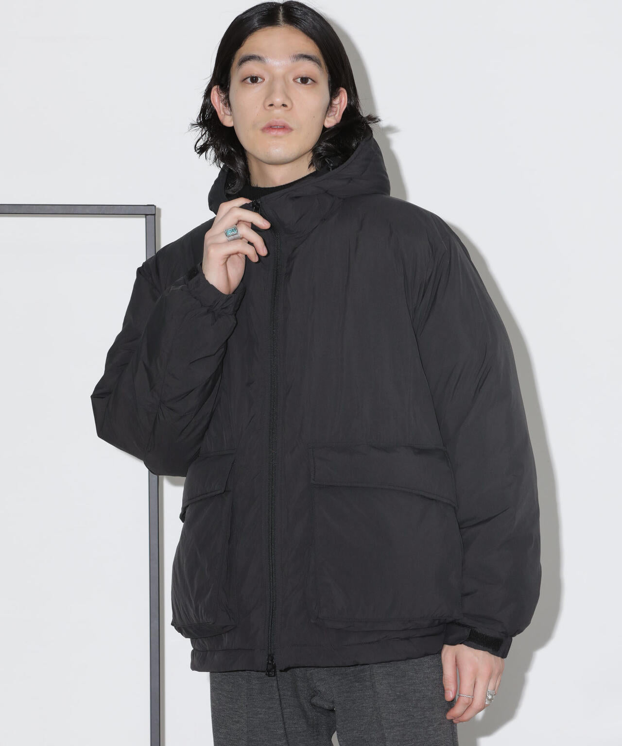 パテッドフードブルゾン 6724112204