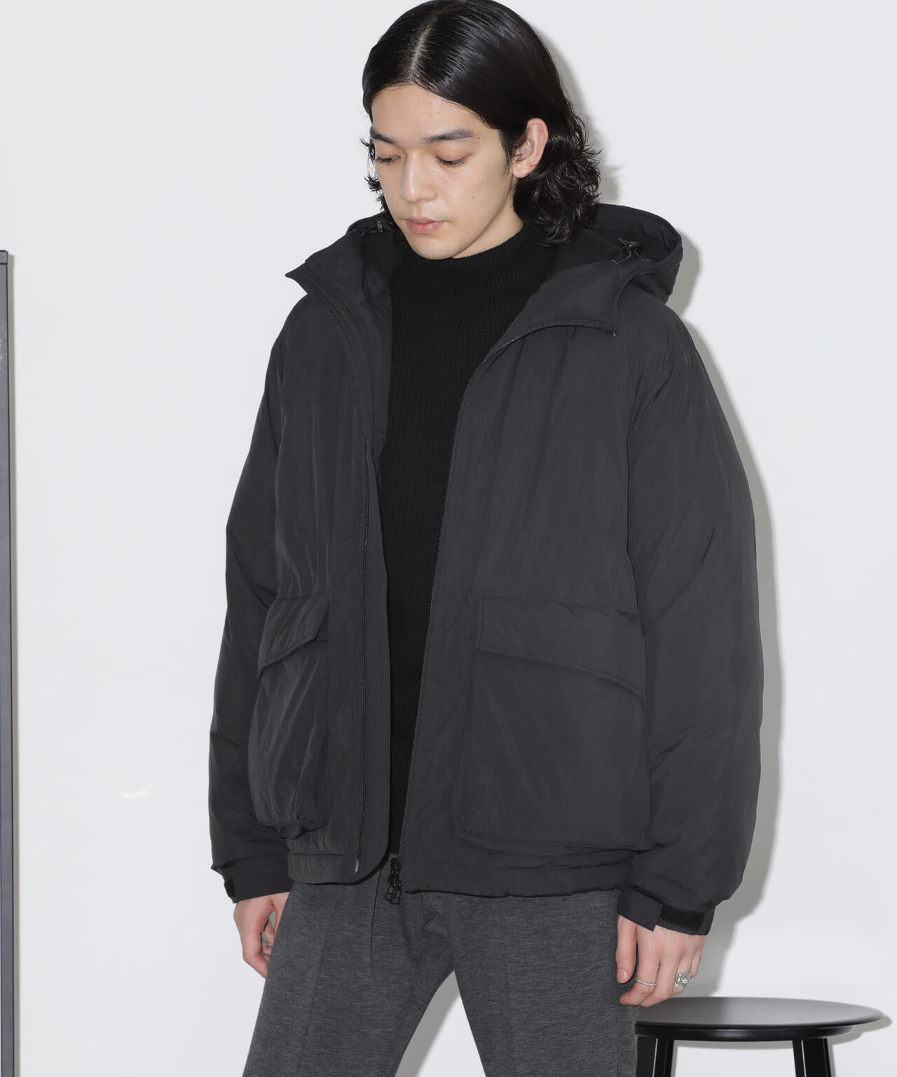 パテッドフードブルゾン 6724112204