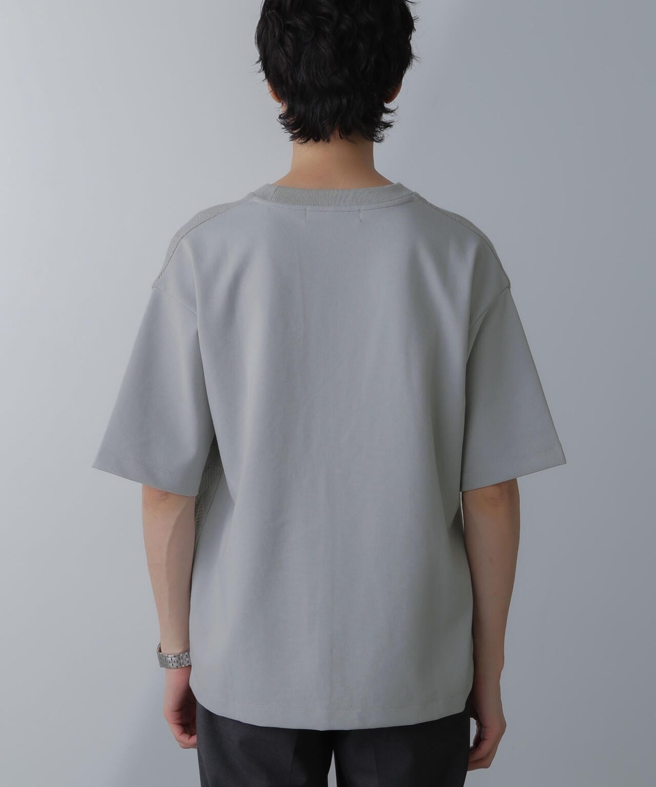 ツートーン切り替えTシャツ 半袖 6724124224