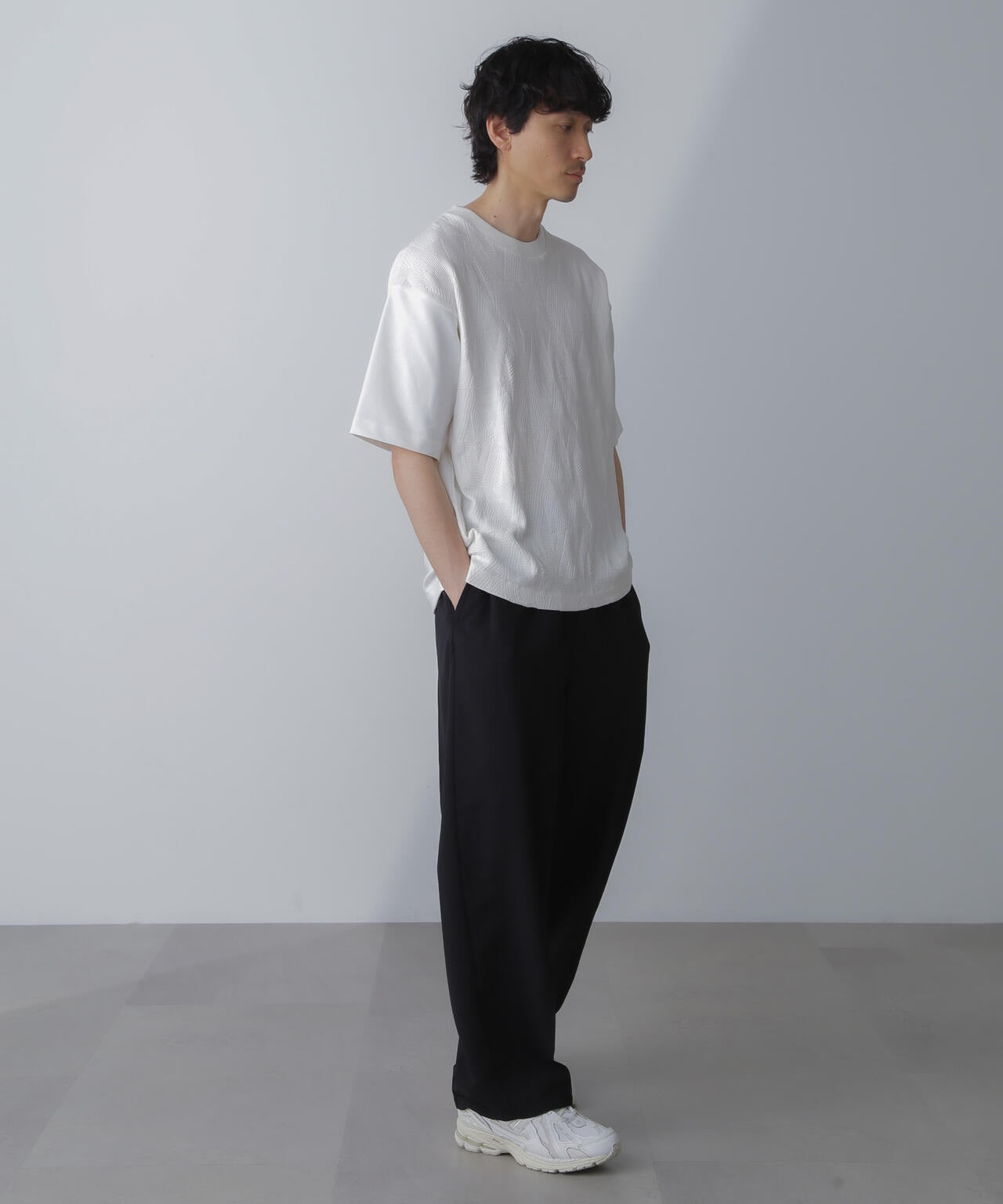ツートーン切り替えTシャツ 半袖 6724124224