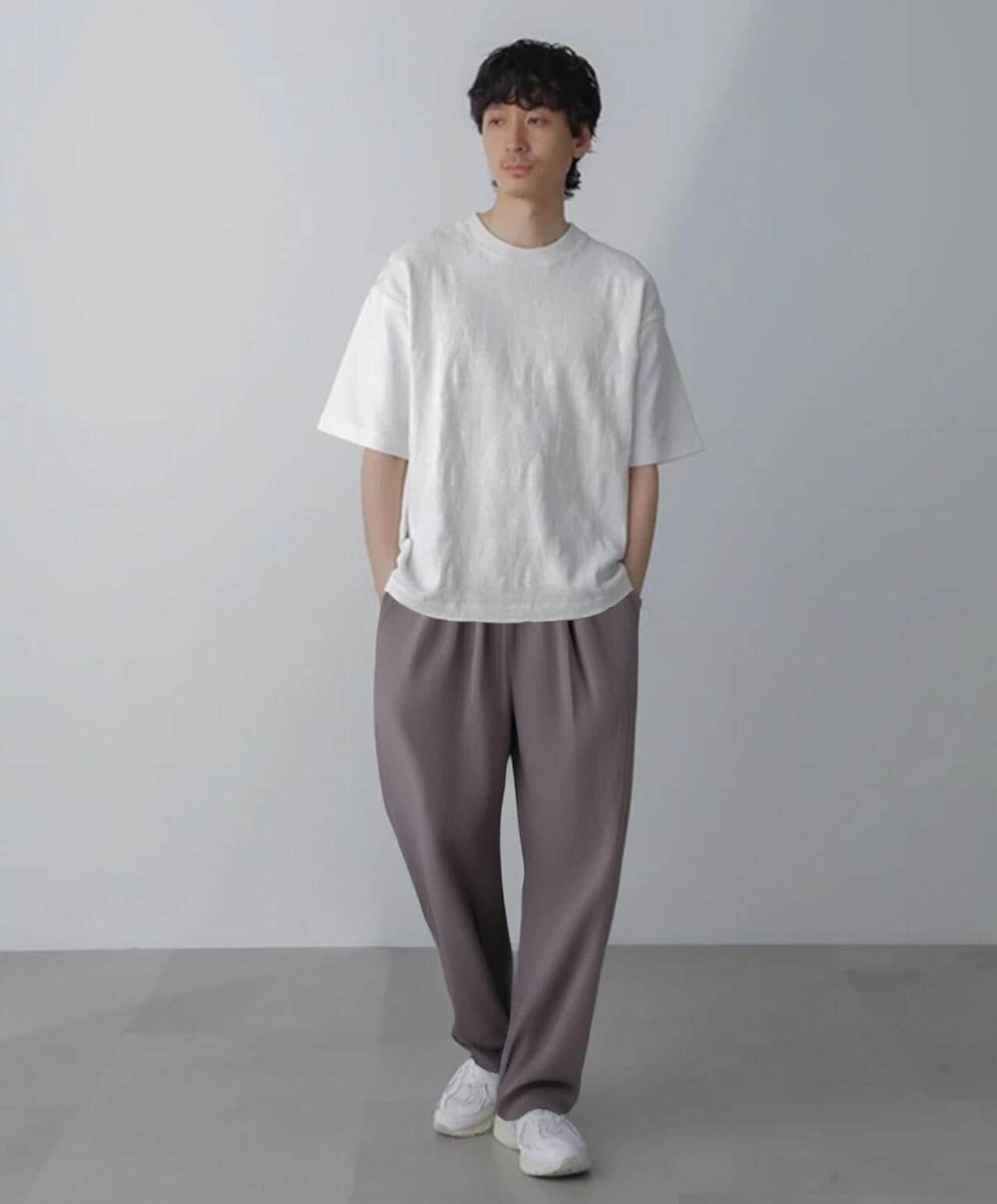 ツートーン切り替えTシャツ 半袖 6724124224