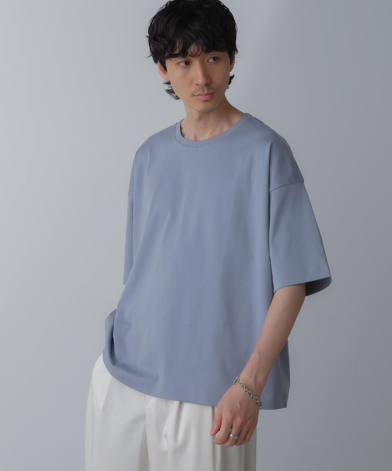 WEB限定/アンチスメル ルーズクルーネックTシャツ 半袖 6724124226