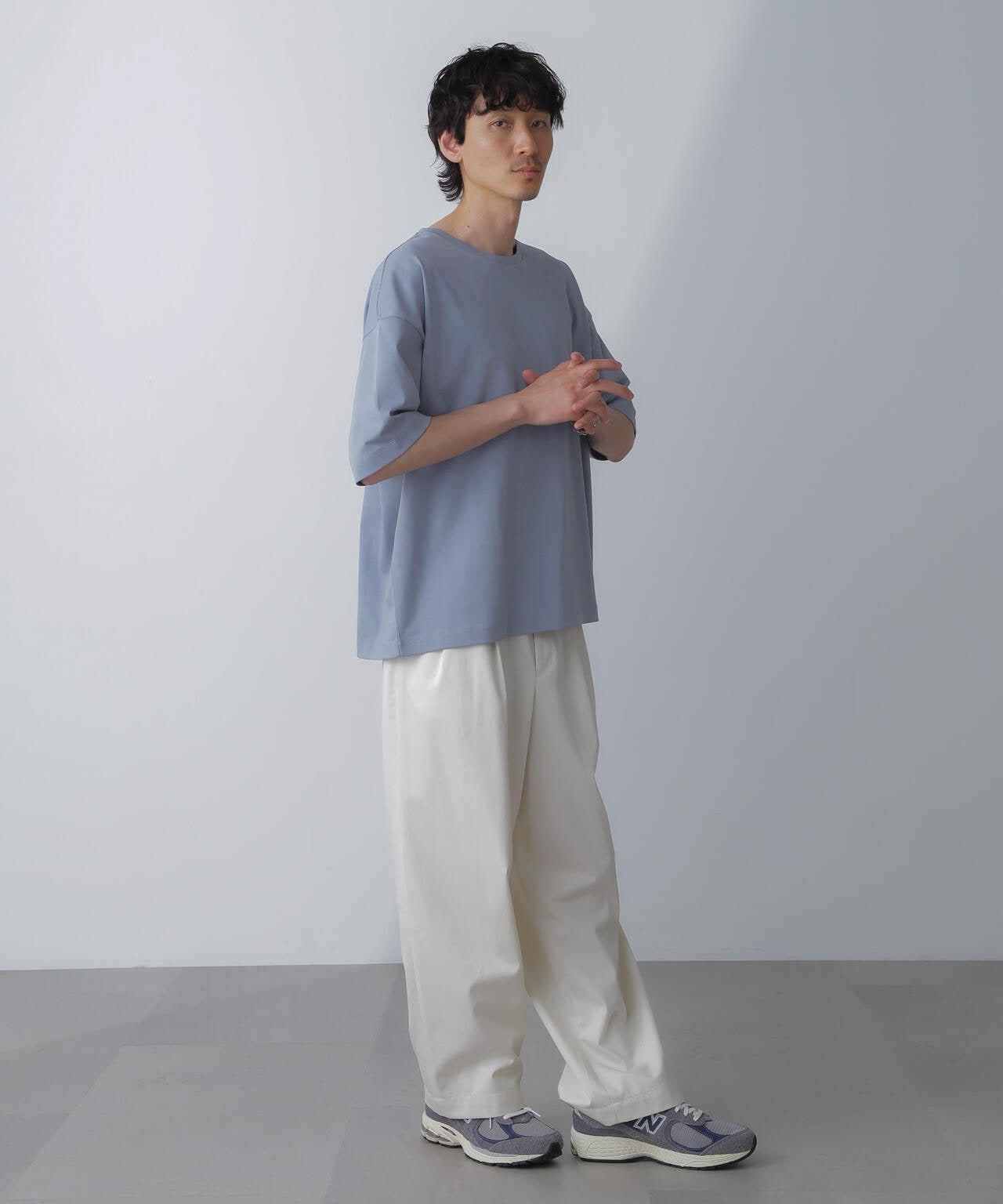 WEB限定/アンチスメル ルーズクルーネックTシャツ 半袖 6724124226