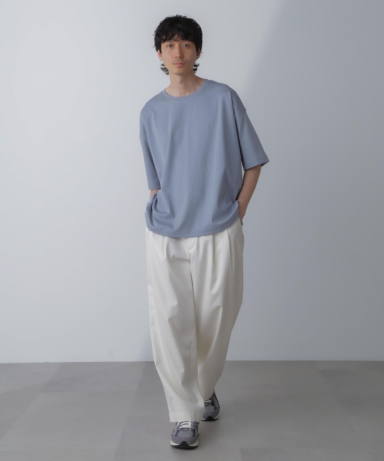 WEB限定/アンチスメル ルーズクルーネックTシャツ 半袖 6724124226