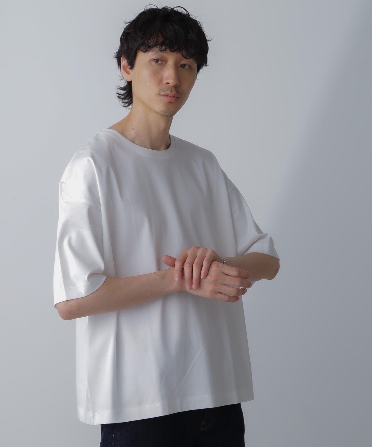 WEB限定/アンチスメル ルーズクルーネックTシャツ 半袖 6724124226
