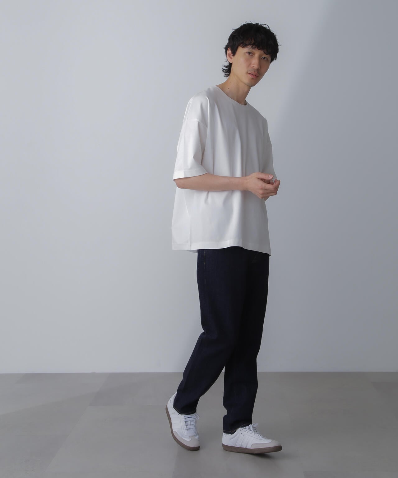 WEB限定/アンチスメル ルーズクルーネックTシャツ 半袖 6724124226