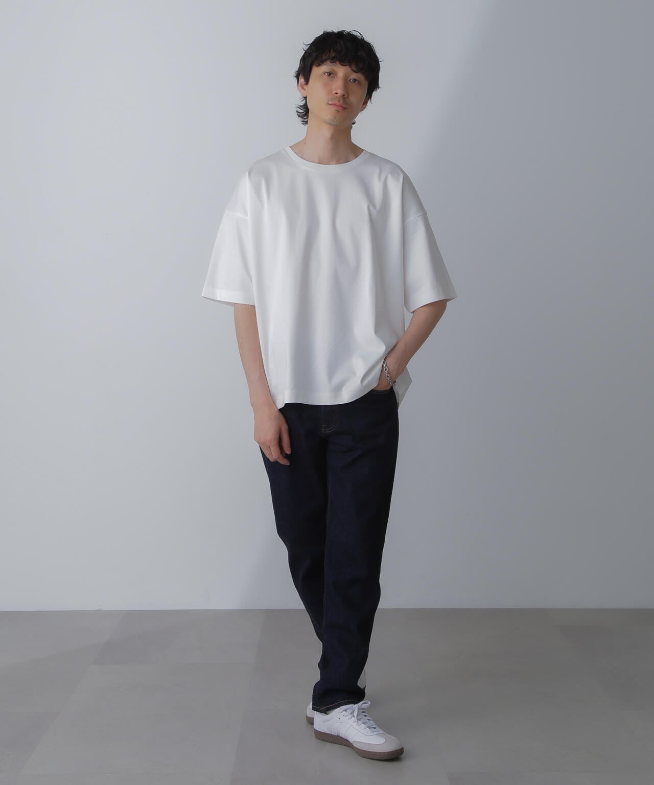 WEB限定/アンチスメル ルーズクルーネックTシャツ 半袖 6724124226